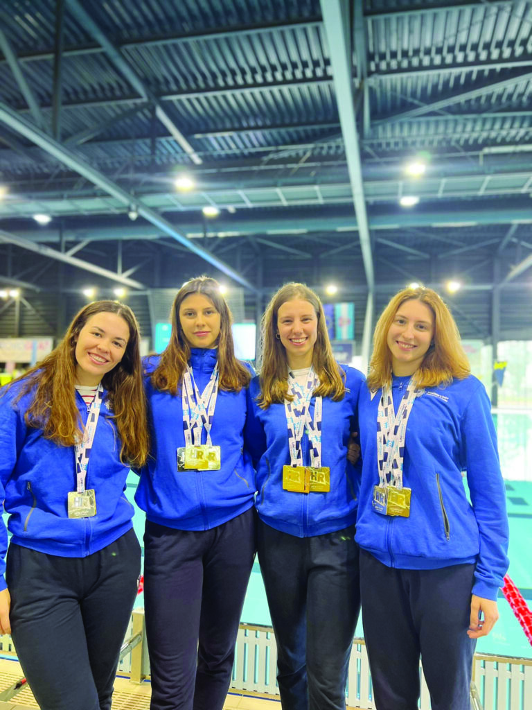 Plivačice Sveučilišta na Studentskom prvenstvu Hrvatske u plivanju osvojile 4 zlatne, 3 srebrne i 1 brončanu medalju